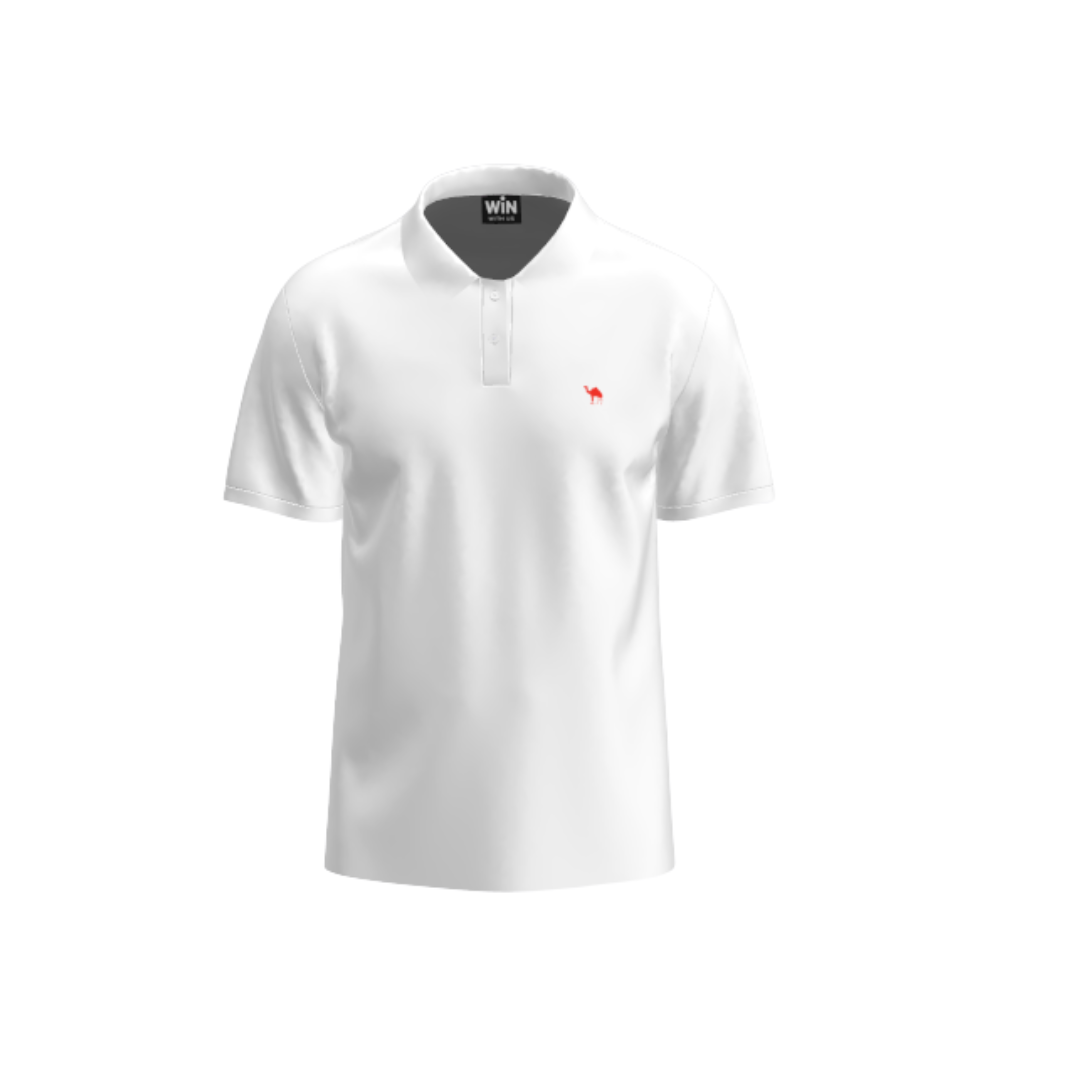 WHITE NOTLIKEUS - POLO SHIRT