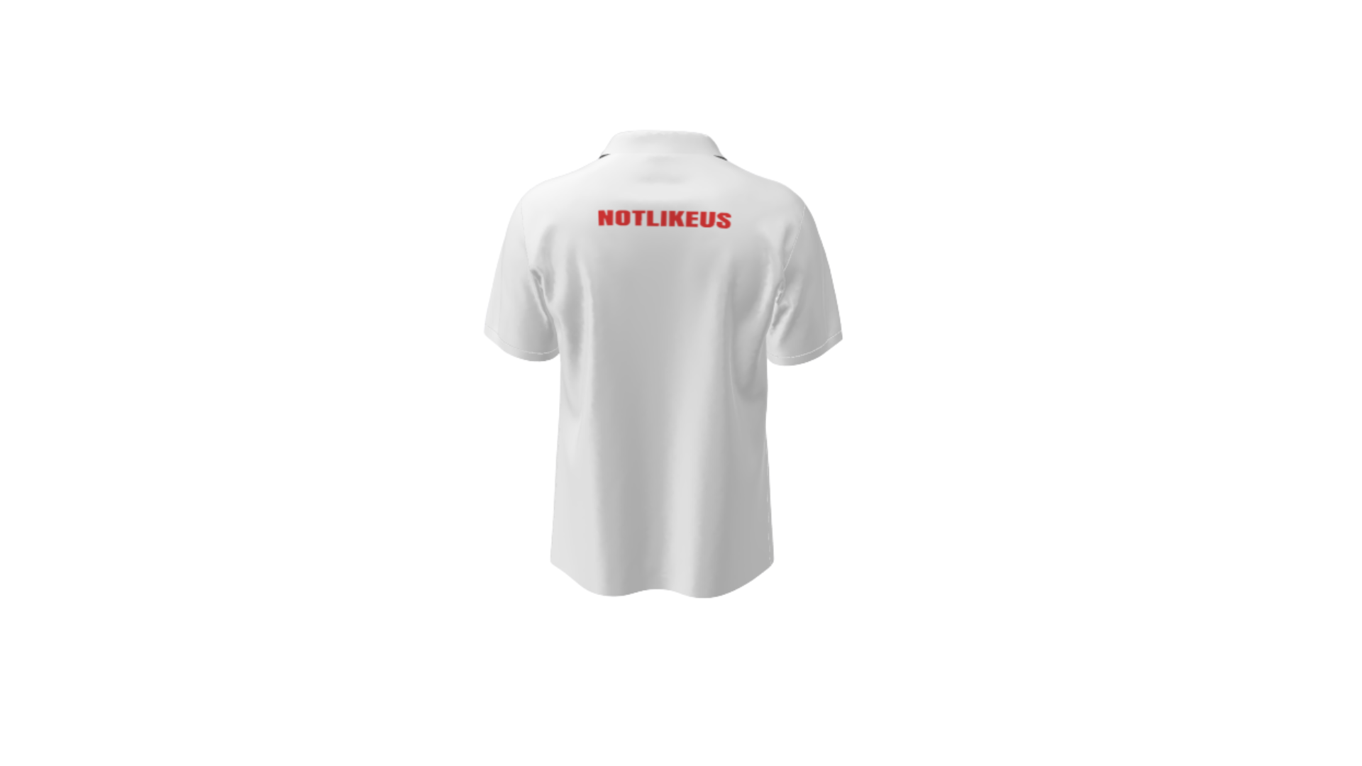 WHITE NOTLIKEUS - POLO SHIRT