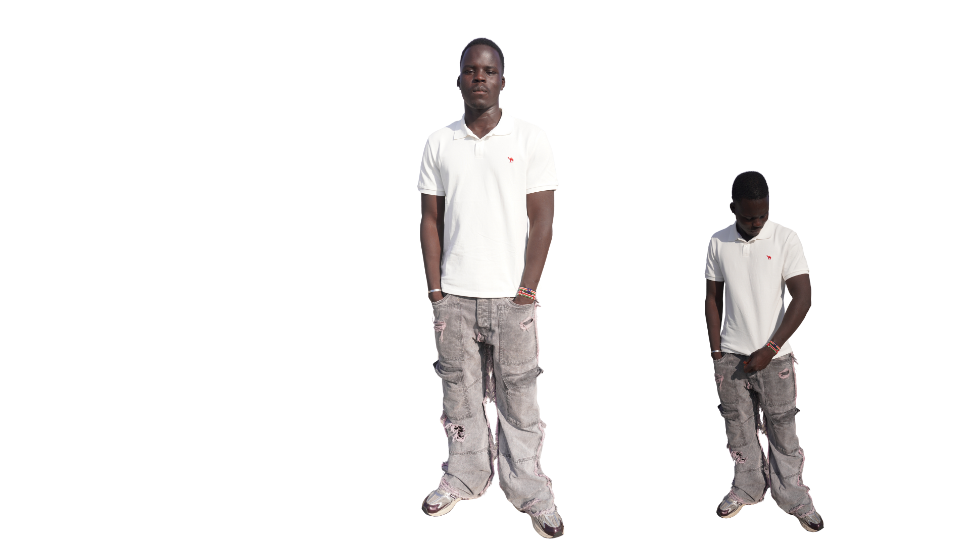 WHITE NOTLIKEUS - POLO SHIRT